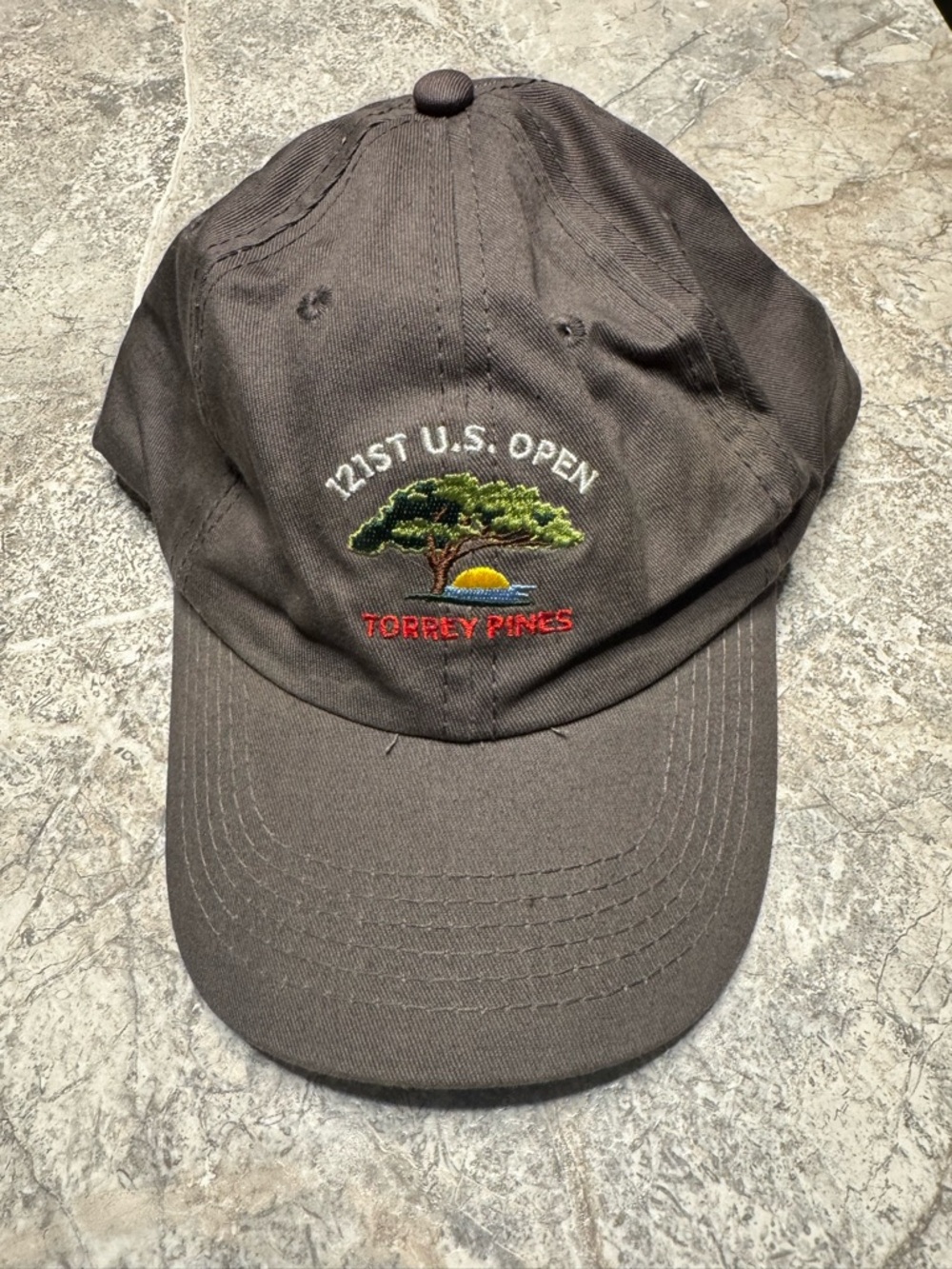 121st U.S. Open Torrey Pines Embroidered Baseball Cap - Gray